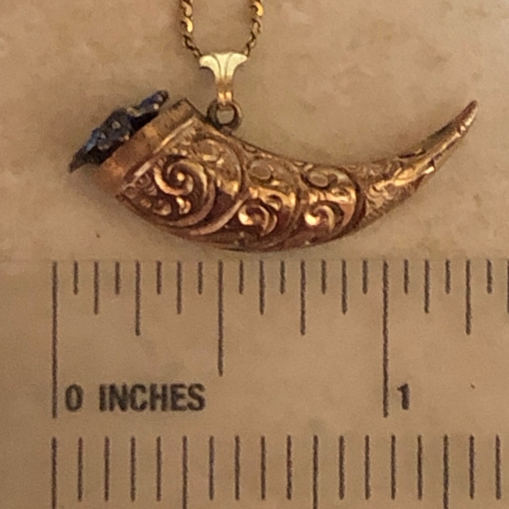 Georgian Victorian horn charm - Picture 5 of 15